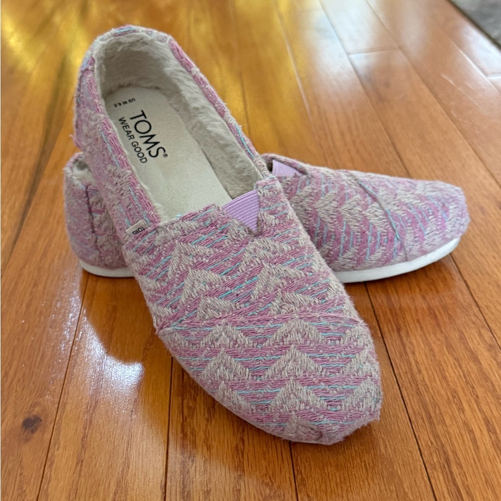 TOMS Multicolor Woven Slip-Ons